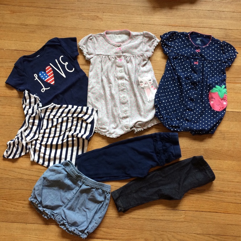 18 month Girls Summer Capsule Wardrobe Bundle